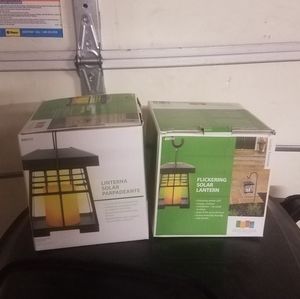 Flickering solar lanterns